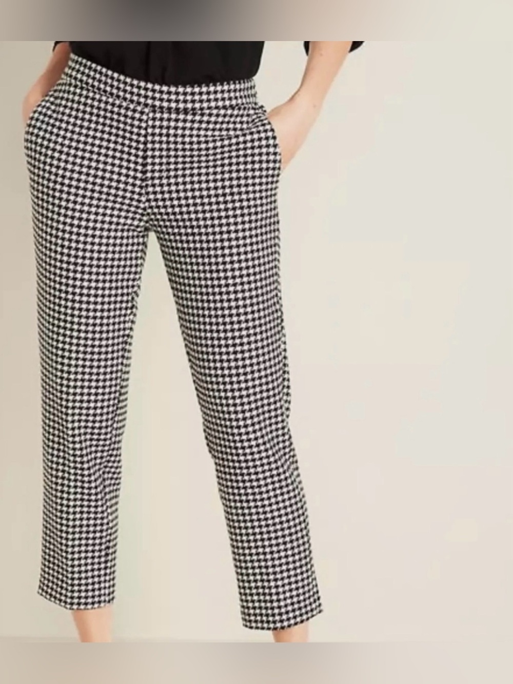 Old Navy Houndstooth Pull on Pants
